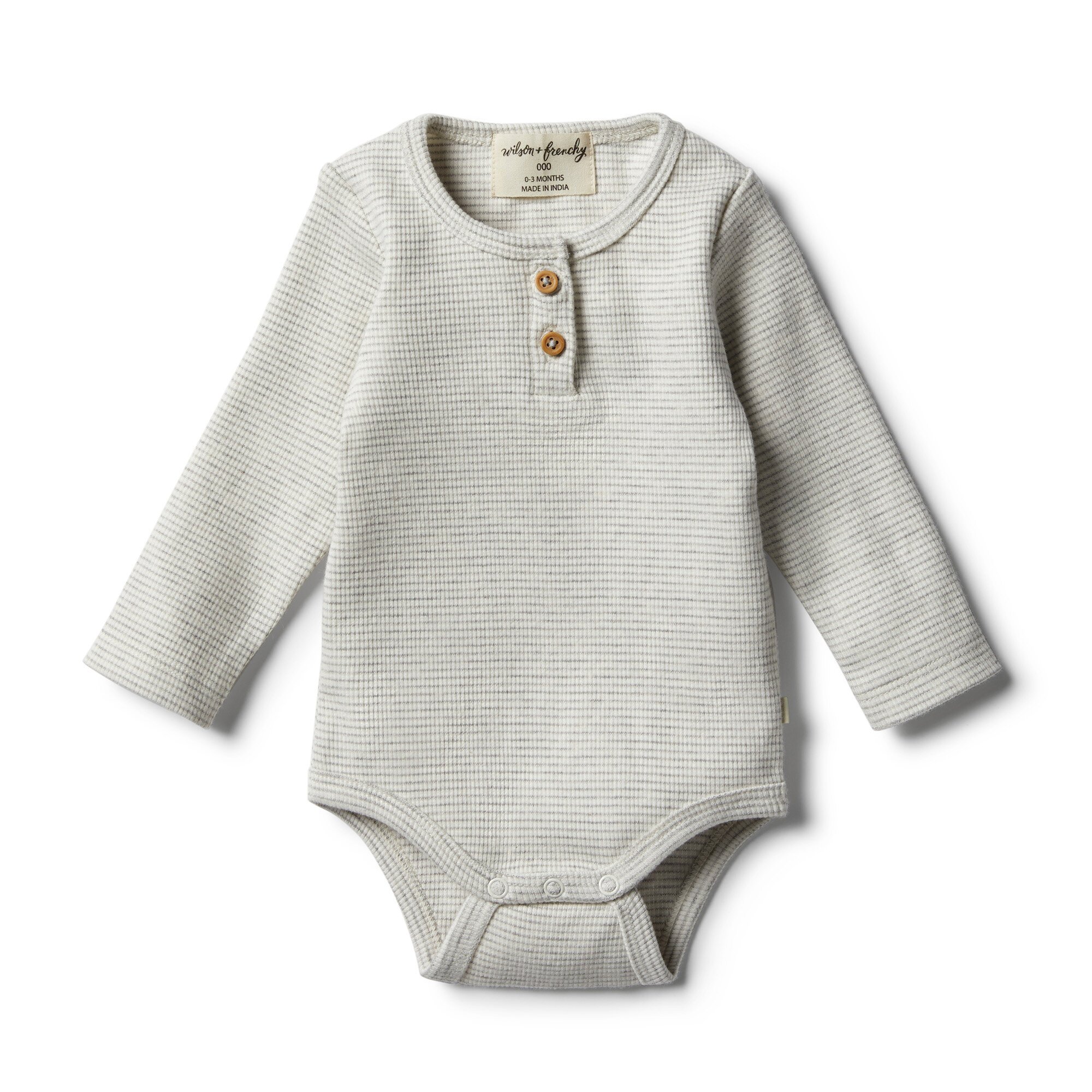 Retro Ringer Ribbed Bodysuit Mustard Bel Bow
