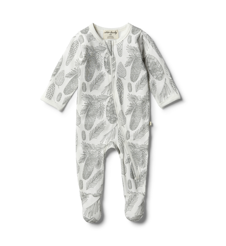 Wilson & Frenchy Organic Little Spruce Zipsuit