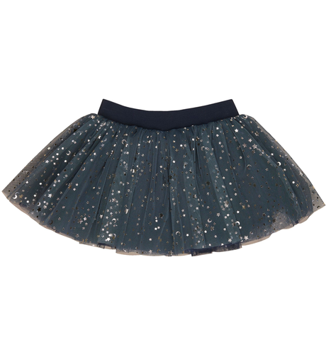Huxbaby Gold Star Tulle Skirt - Ink