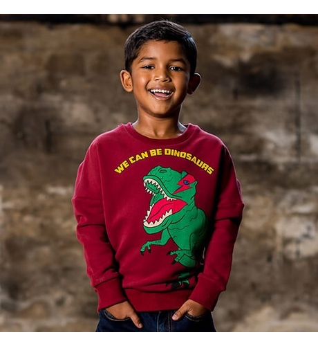 Rock Your Kid We Can Be Dinosaurs Sweatshirt