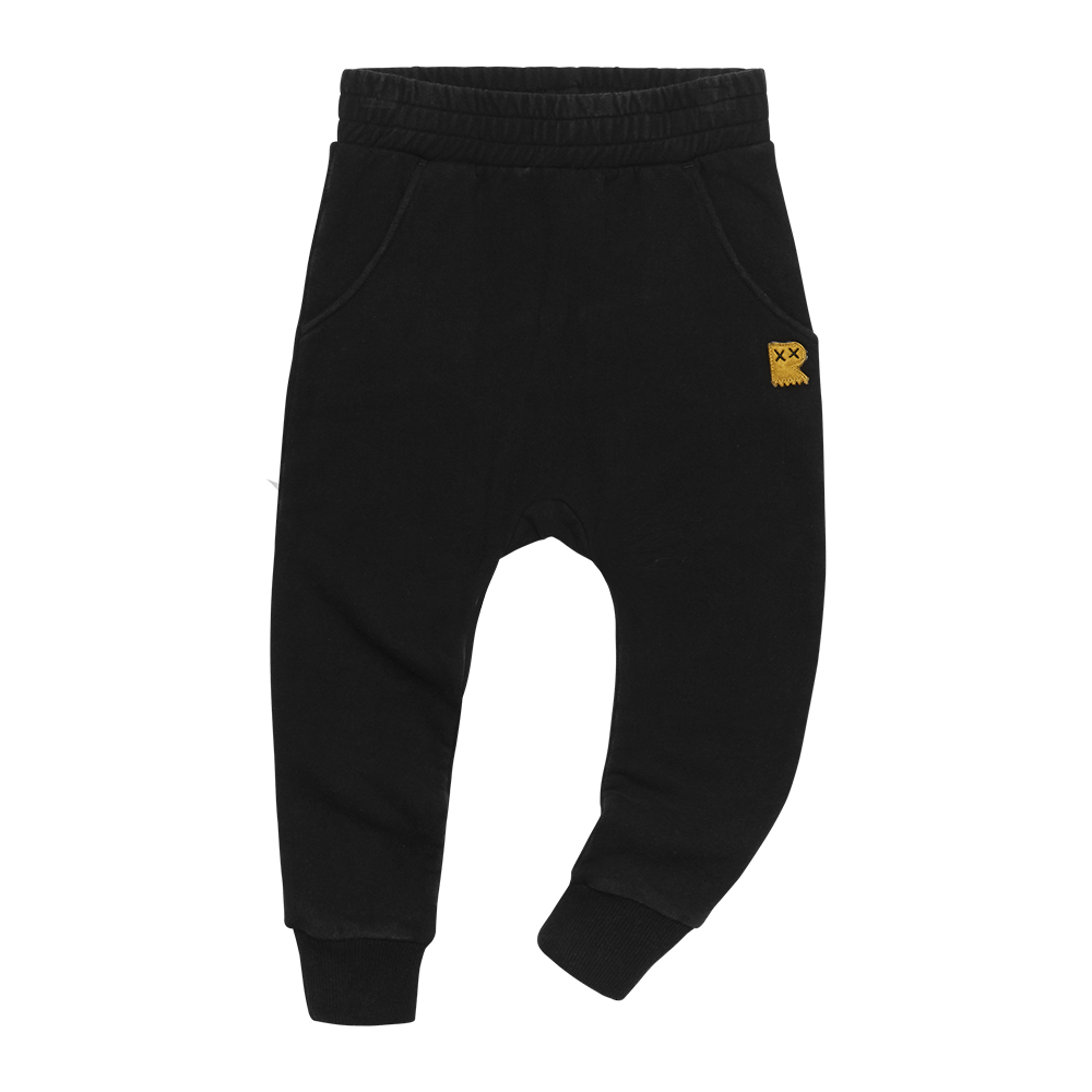 boys black track pants