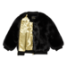 Rock Your Kid Black Fur Jacket
