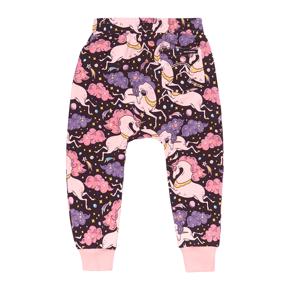 Rock Your Kid Cosmic Unicorn Track Pants - CLOTHING-GIRL-Girls Pants ...