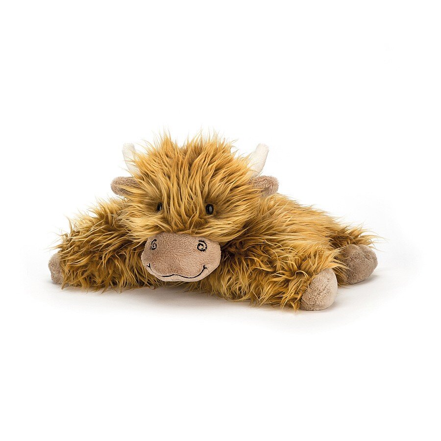 Jellycat Truffles Highland Cow Medium PLAYSoft Toys Kids Clothing NZ Shop Online Kid