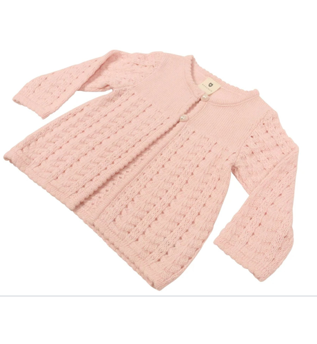 Korango Wool Blend Cardigan Pink