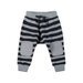 Paper Wings Quilted Pocket Trackies - Blue Stripe