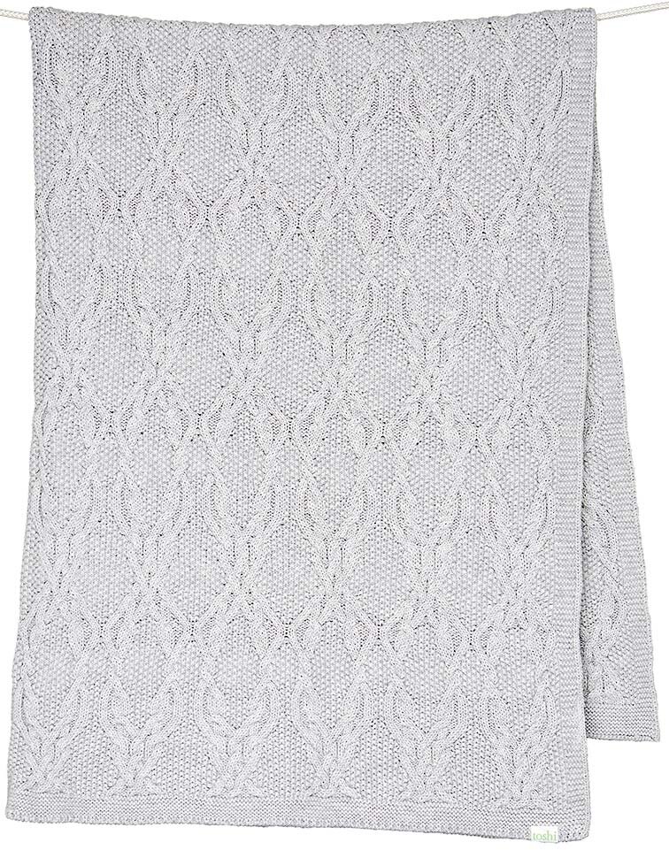 Toshi Organic Blanket Bowie - Dove - BABY ESSENTIALS-Bedding : Kids ...