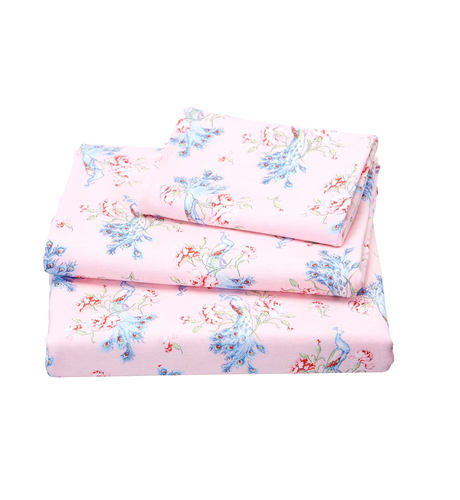 Toshi Cot Sheet Set - Peacock