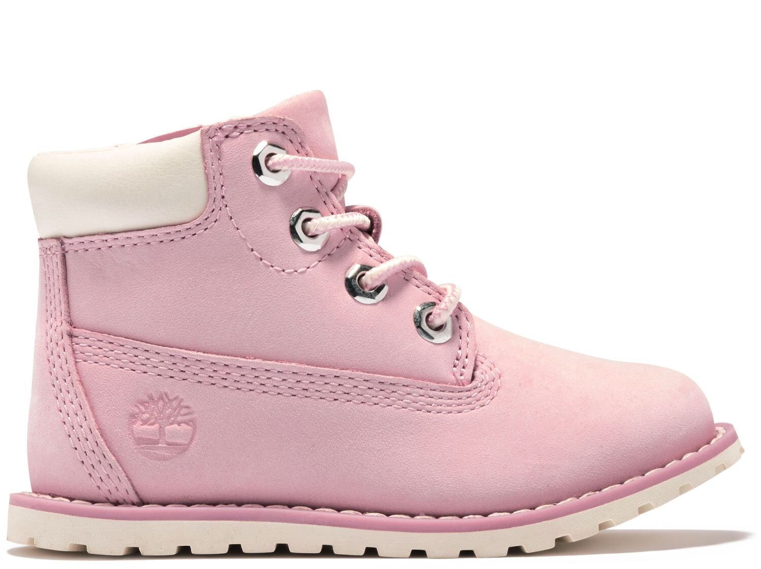 Timberland Toddler Pokey Pine Pink Nubuck - FOOTWEAR-Infant : Kids Clothing : Shop Online : Kid Republic - W20 Timberland