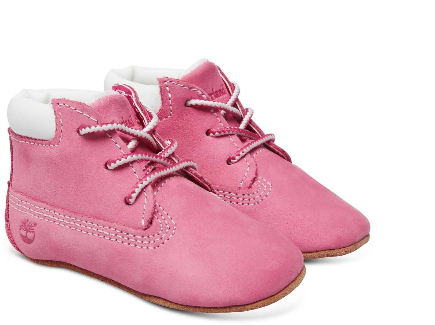 timberland crib booties and hat