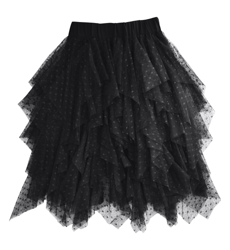 Duke Of London Layered Tulle Skirt - Black