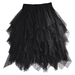 Duke Of London Layered Tulle Skirt - Black