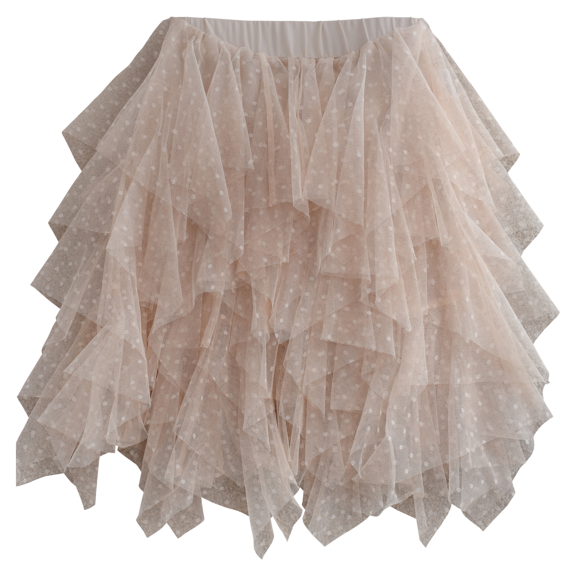 Duke Of London Layered Tulle Skirt - Bone - CLOTHING-GIRL-Girls Dresses ...