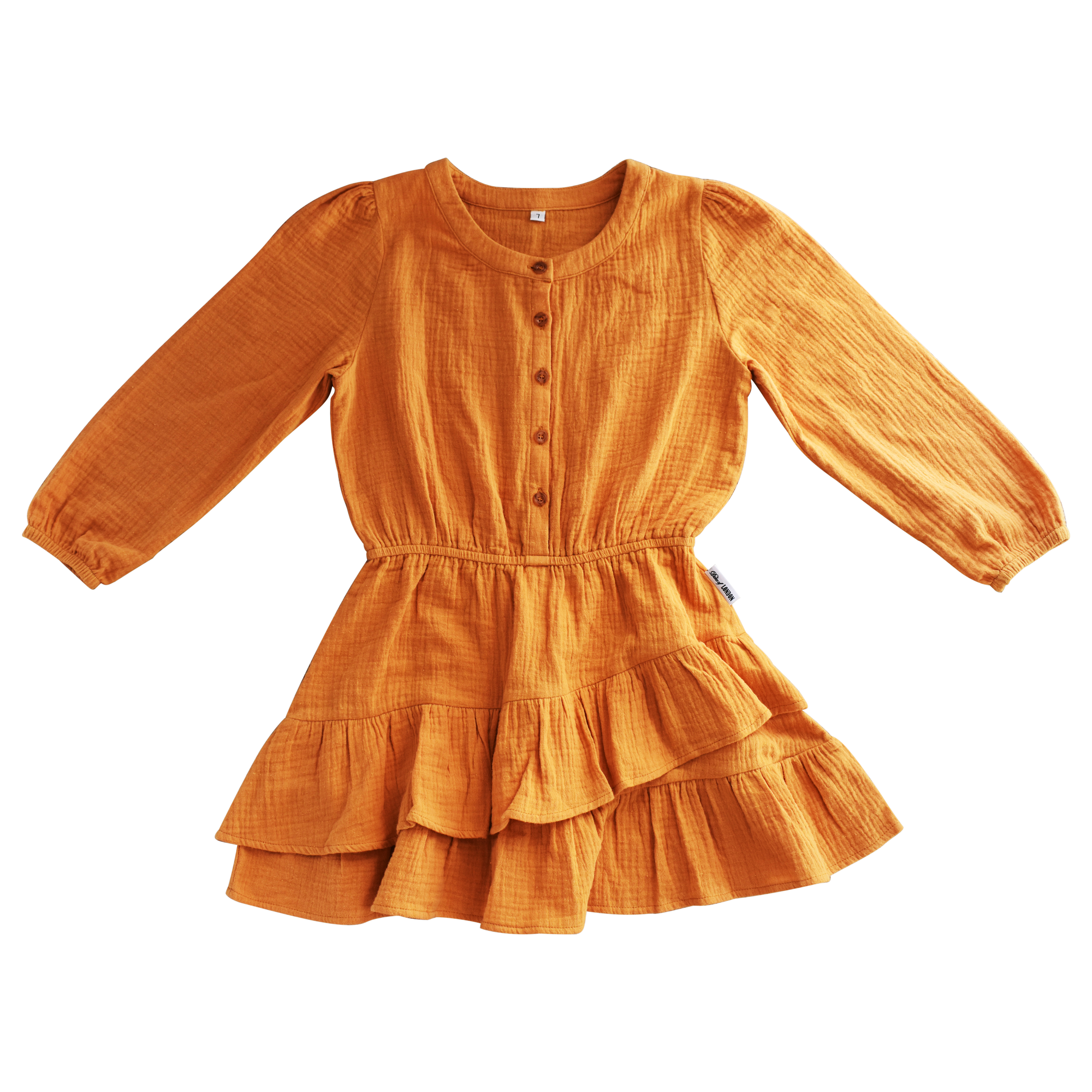 Duke Of London Boho Dress Mustard CLOTHINGGIRLGirls Dresses