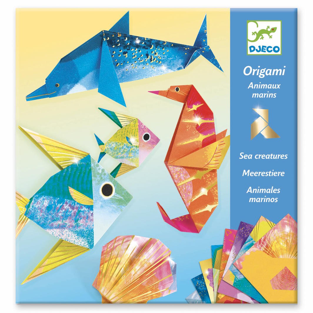 Djeco Origami - Sea Creatures - PLAY-Art & Craft : Kids Clothing NZ