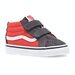 Vans Toddler Sk8-Mid Velcro 2-Tone Red/Grey