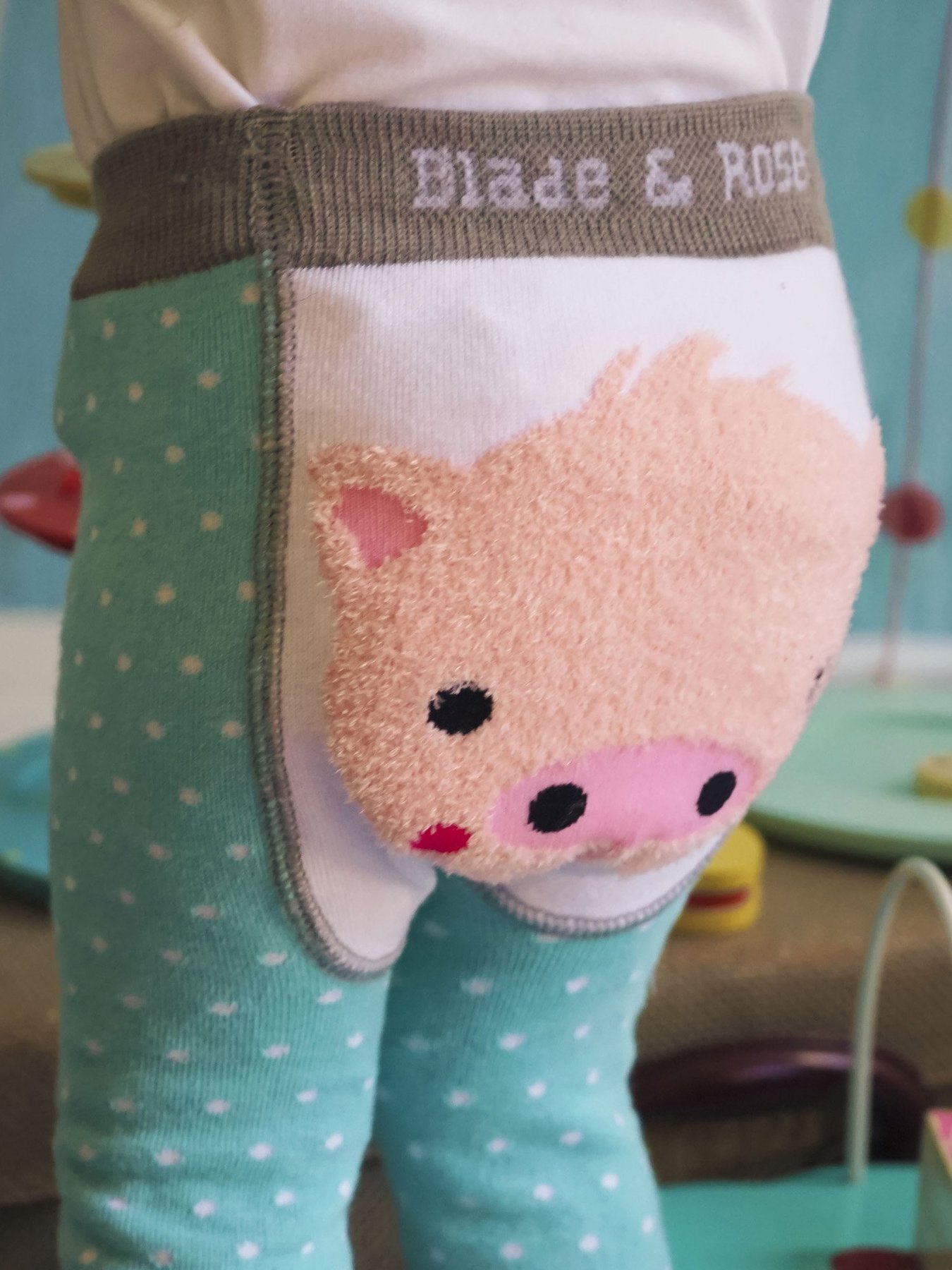Blade Rose Leggings Pig CLOTHING SOCKS TIGHTS Kids Clothing NZ Shop Online Kid Republic W20 Blade Rose
