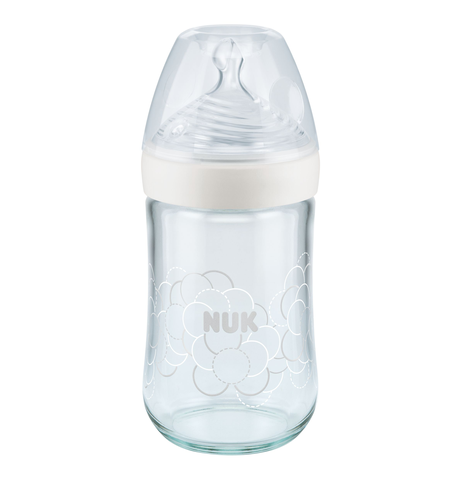 NUK Nature Sense Glass Bottle 240ml