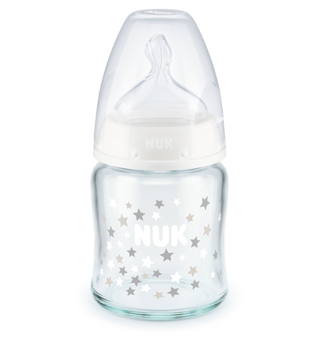 NUK First Choice Plus Glass Bottle - 120ml