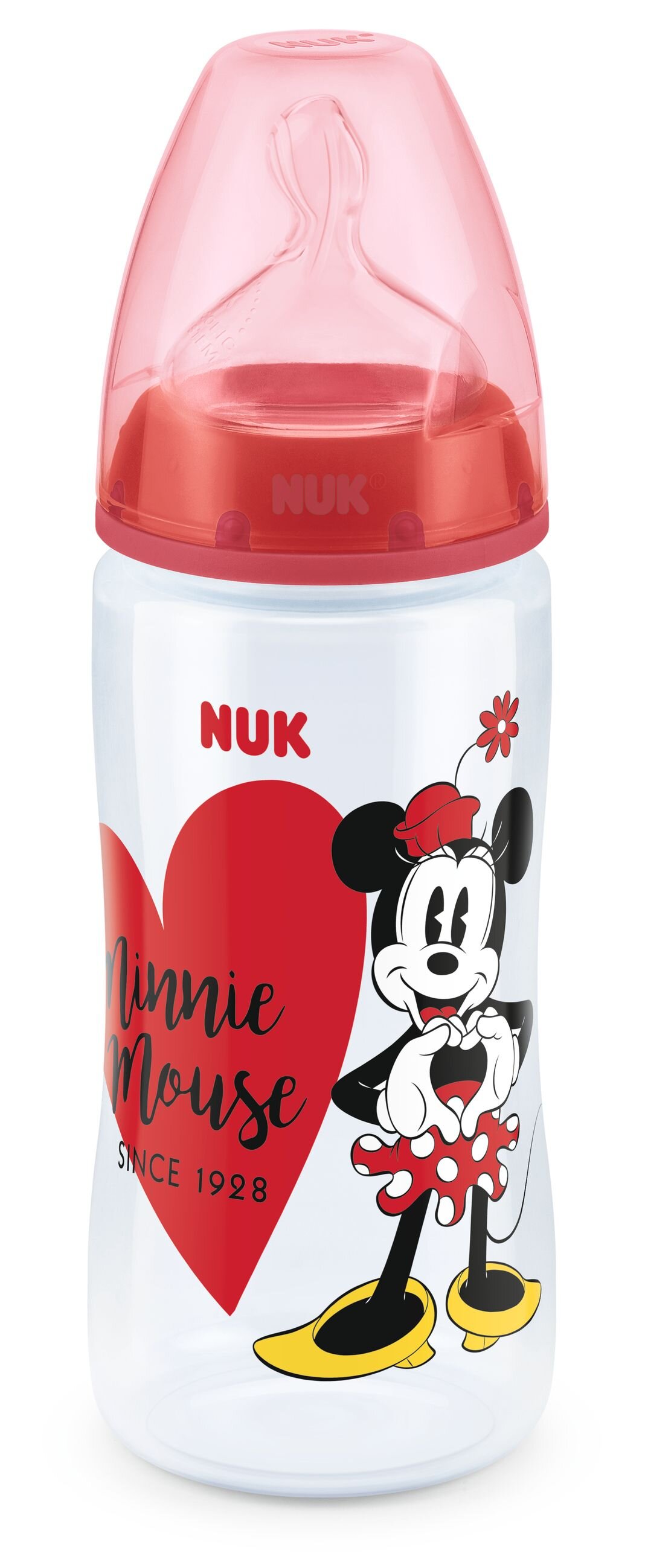 Nuk F/Choice Mickey Poly Bottle 300ml NURSERYFeedingBottle Feeding