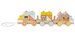 Pastel Wooden Stacking Pull Train