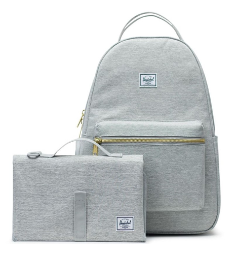 Herschel Nova Sprout Backpack Nappy Bag (25L) - Light Grey Crosshatch