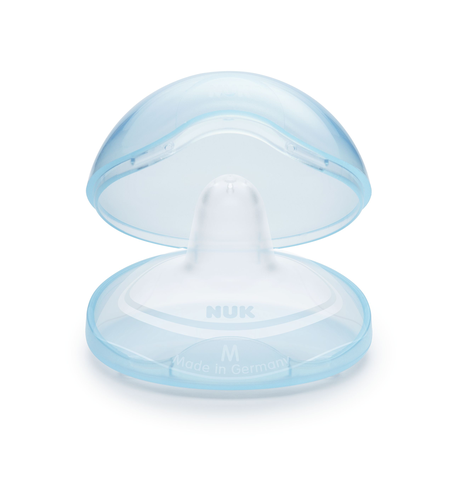 Nuk Silicone Nipple Shields Med- 2 Pk