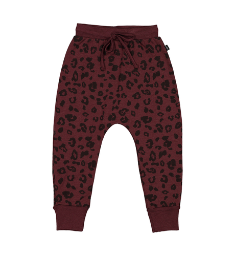 LFOH Sawyer Dropcrotch Pants Mulberry Cheetah