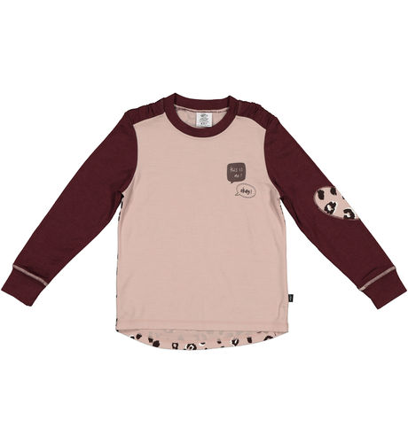 LFOH Gracie L/S Top Blush Cheetah