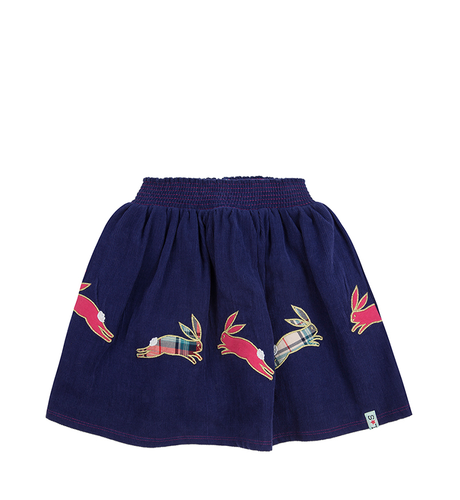 Lilly & Sid Applique Cord Skirt