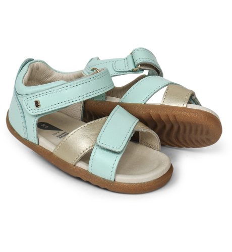 Bobux Step-Up Sail Sandal - Mint + Gold