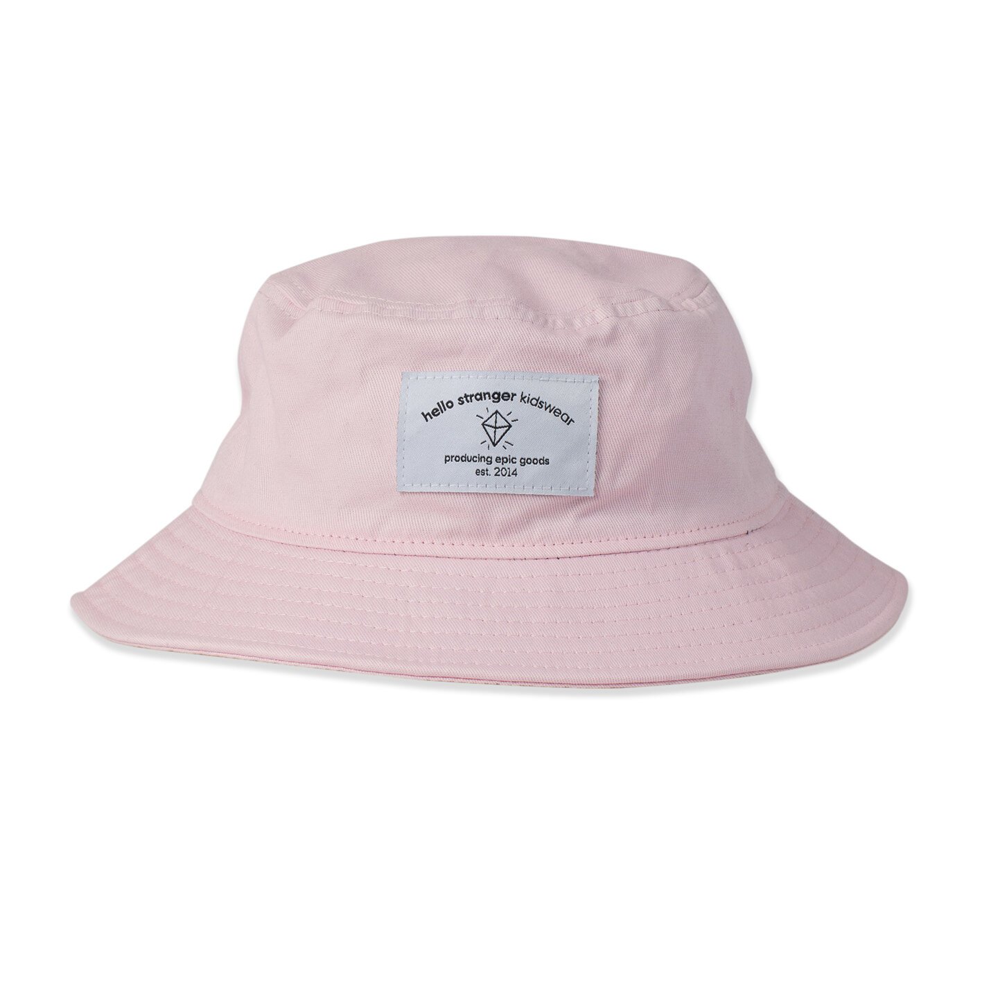 Hello Stranger Bucket Hat - Muted Pink - CLOTHING-HATS-Summer Hats ...