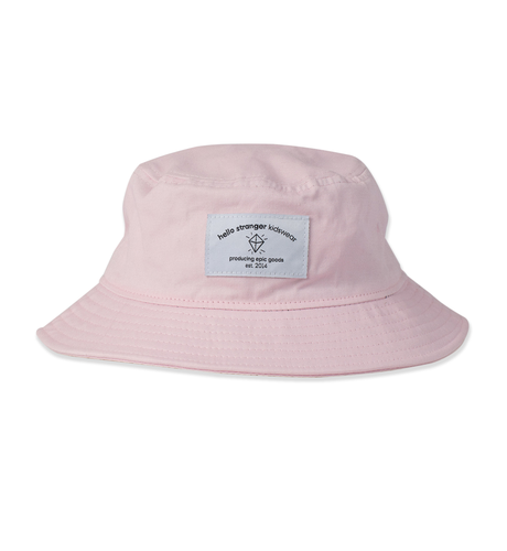 Hello Stranger Bucket Hat - Muted Pink