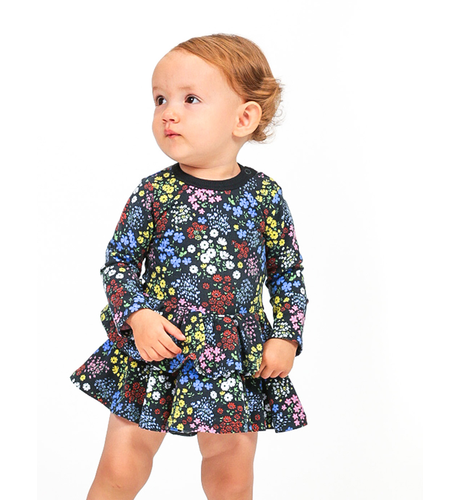 Rock Your Baby Mille Fiori Waisted Dress