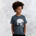 Minti Surfing Elephant Tee - Midnight Marle