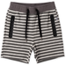 Minti Zippy Short - Charcoal Stripe