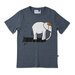 Minti Surfing Elephant Tee - Midnight Marle
