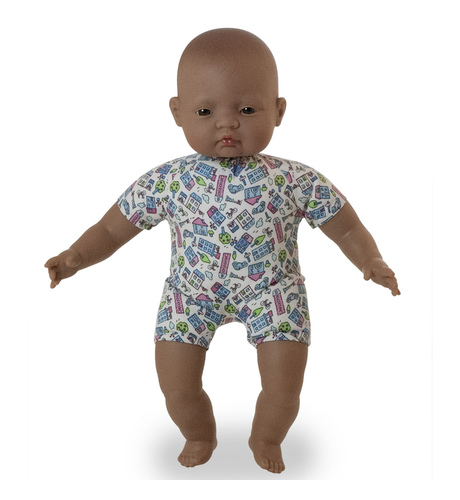 Miniland Hispanic Soft-Bodied Doll - 40cm
