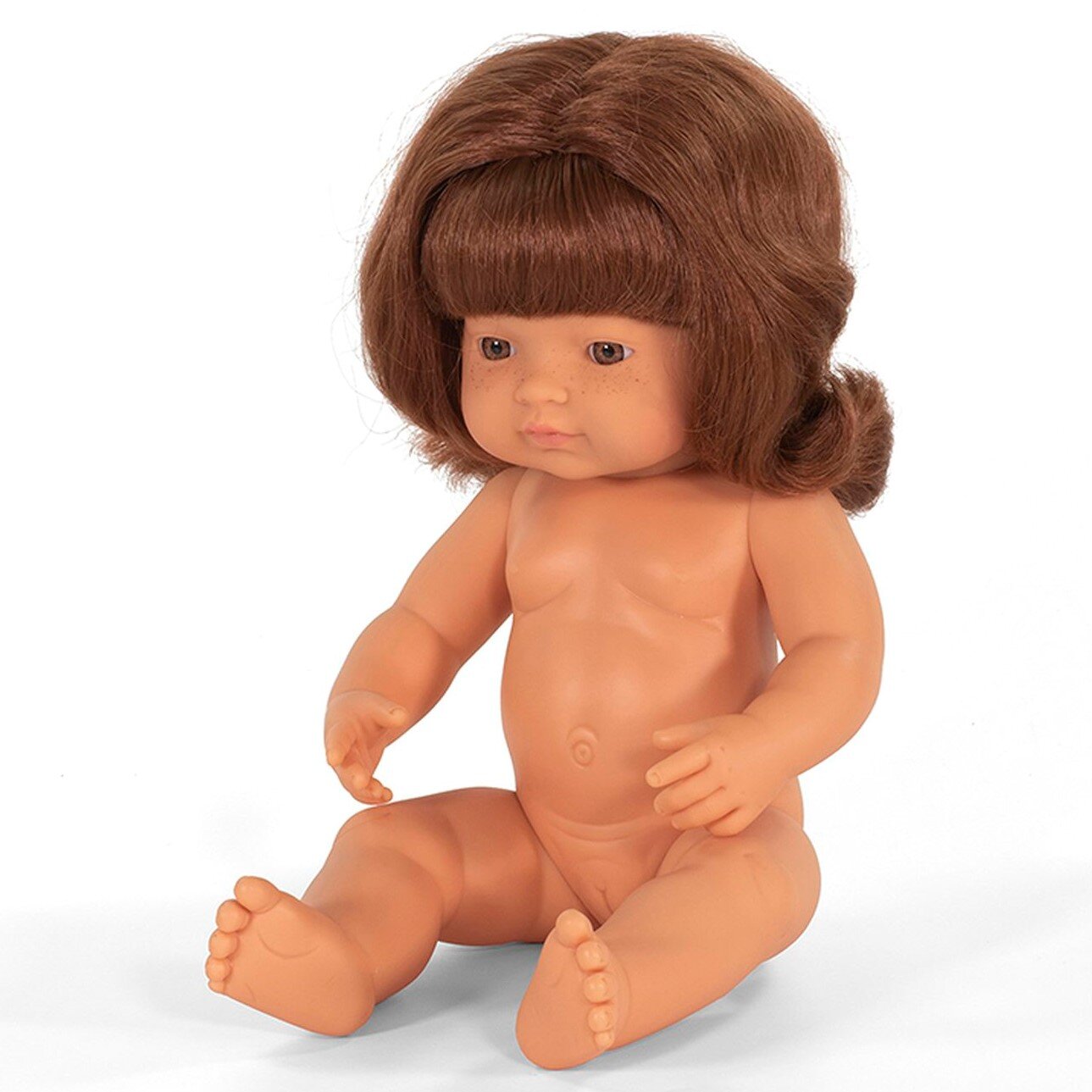 Miniland Doll Red Head Caucasian Girl 38cm Undressed PLAY Dolls Acc. Kids Clothing NZ Shop Online Kid Republic Miniland