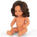 Miniland Doll Caucasian Girl Brunette 38cm (Undressed)