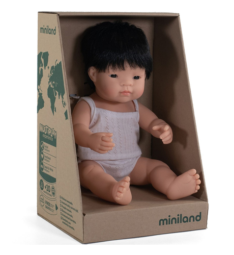 Miniland Doll Asian Boy - 38cm (Boxed)