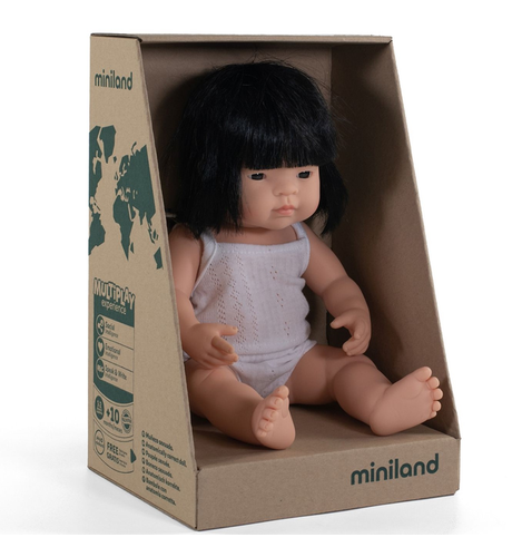 Miniland Doll Asian Girl - 38cm (Boxed)