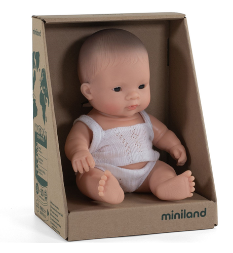 Miniland Doll Asian Boy - 21cm (Boxed)