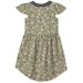 Milky Daisy Floral Dress - Tea Green