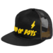Band of Boys Lightning Logo Mesh Trucker Cap - Black