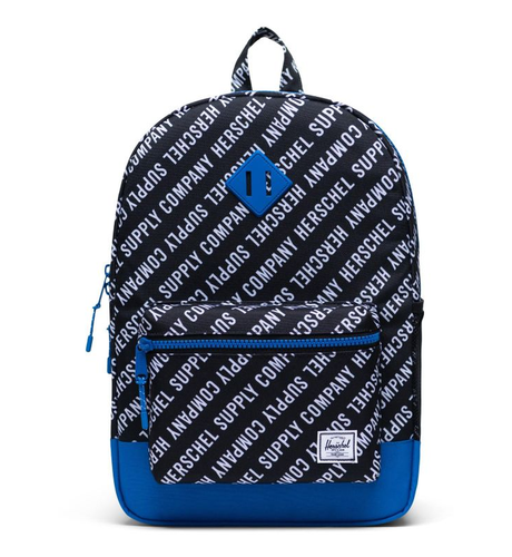 Herschel Heritage Youth XL Backpack (22L) - Roll Call Black/White/Lapis Blue