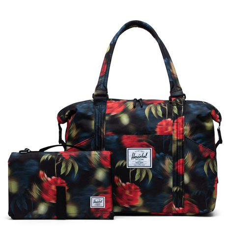 Herschel Strand Sprout Tote Nappy Bag (28.5L) - Blurry Roses