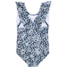 Huxbaby Floral Frill Swimsuit - Ink
