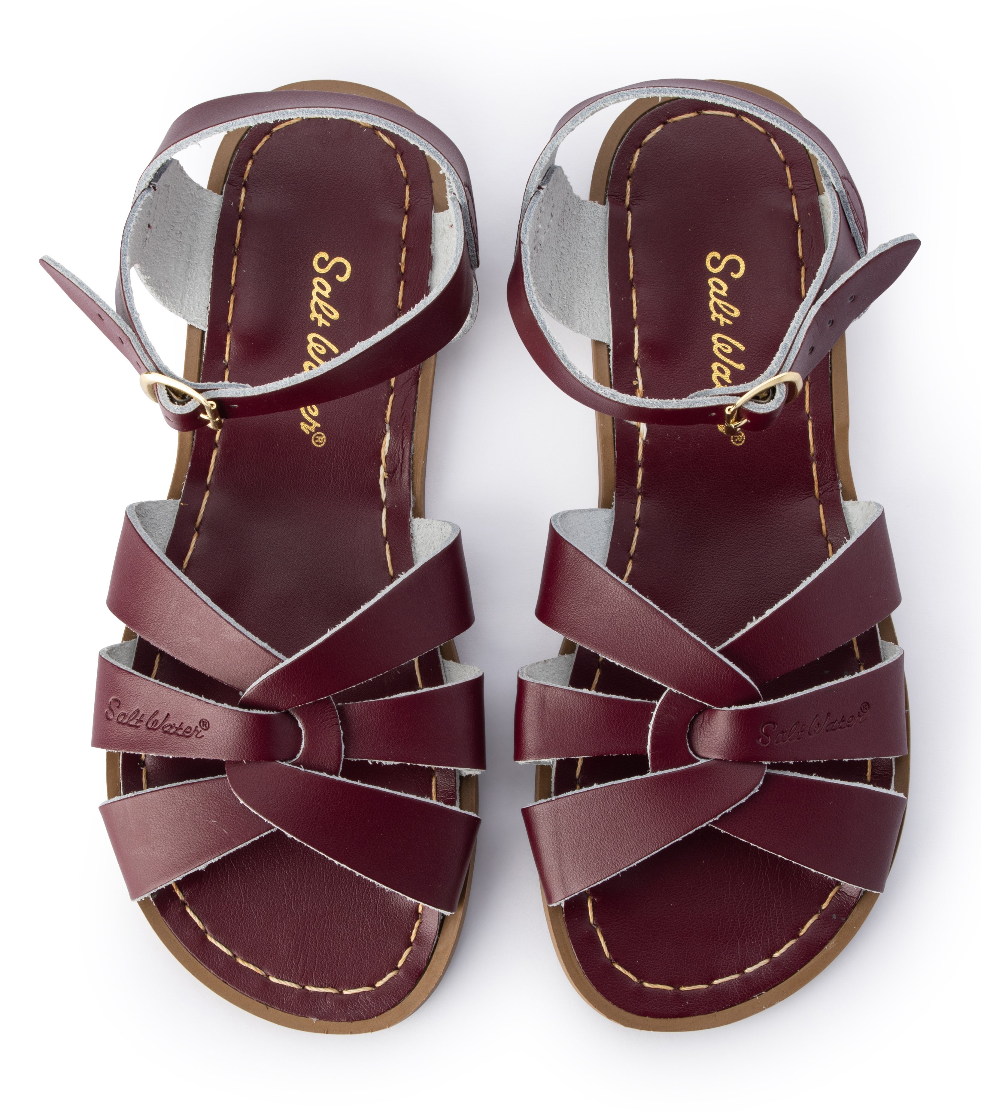 Saltwater Original Sandal Claret FOOTWEAR Sandals Jandals Kids Clothing NZ Shop Online Kid Republic S20 21 Saltwater Sandals