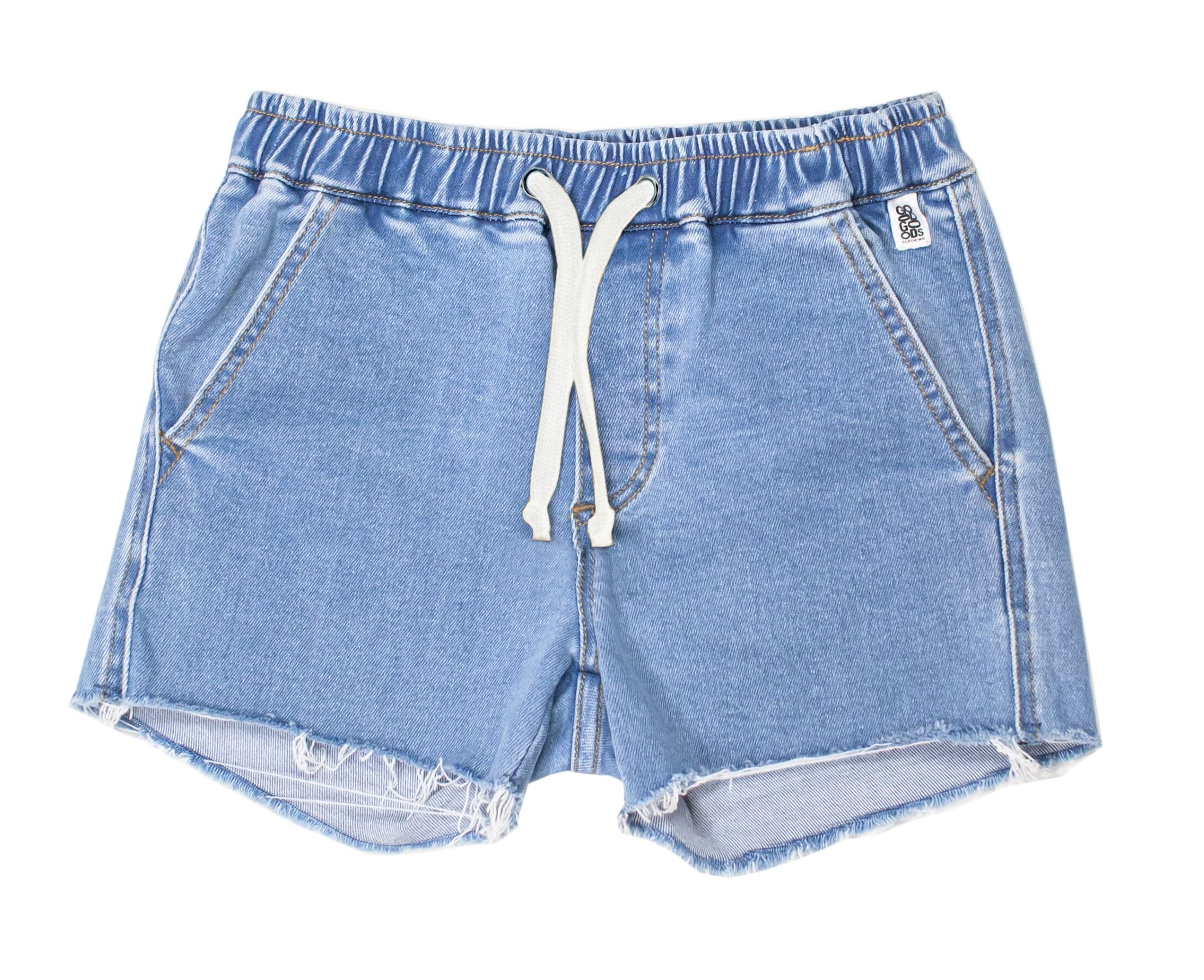 Good Goods Kate Denim Shorts - Mid Blue - CLOTHING-GIRL-Girls PANTS ...